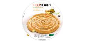 Filosophy Greek spiral pie with Potato & Extra Virgin Olive Oil